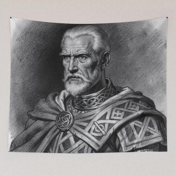 Item preview, Old Celtic warrior (Middle Ages) designed and sold by jefboutique6150.