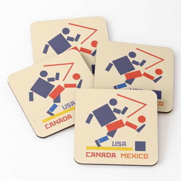 Item preview, USA Canada Mexico – Geometric Goal Rush designed and sold by CARPIO Creations.