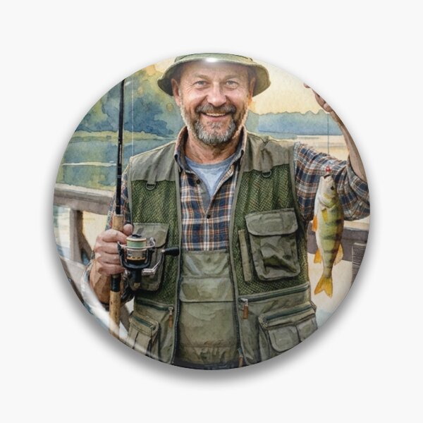 Item preview, fisherman designed and sold by Vibeprintstyle.