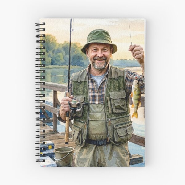 Item preview, fisherman designed and sold by Vibeprintstyle.
