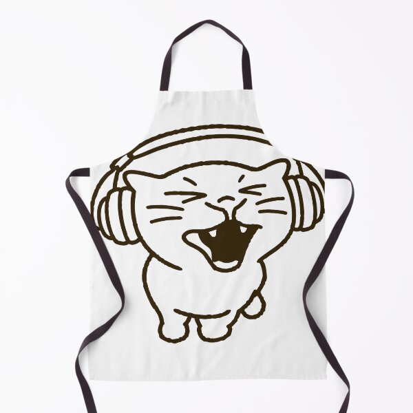 Item preview, headphone cat meme designed and sold by QuirkyCritterCo.