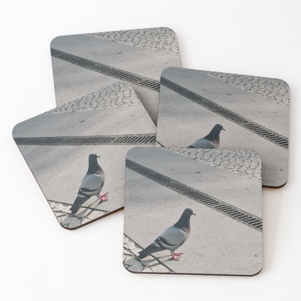 Item preview, Pigeon on Portuguese Pavement designed and sold by Split Second Lines.