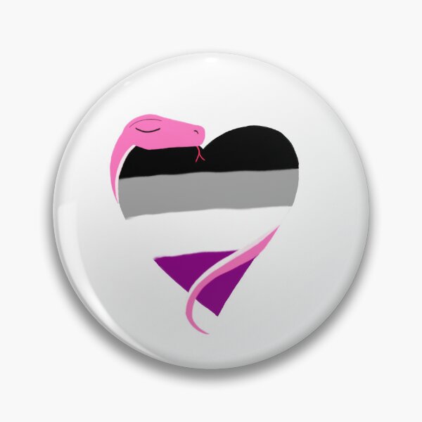Item preview,  Snake Hugs: Asexual Flag  designed and sold by gaydragongeek.