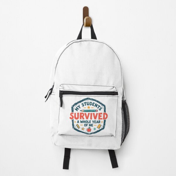 Item preview, Teacher Survival Badge Retro Design designed and sold by LunaMagicStudio.