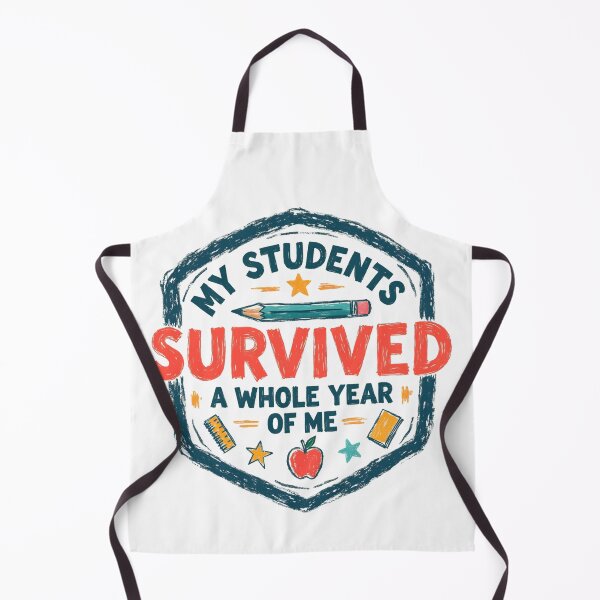 Item preview, Teacher Survival Badge Retro Design designed and sold by LunaMagicStudio.