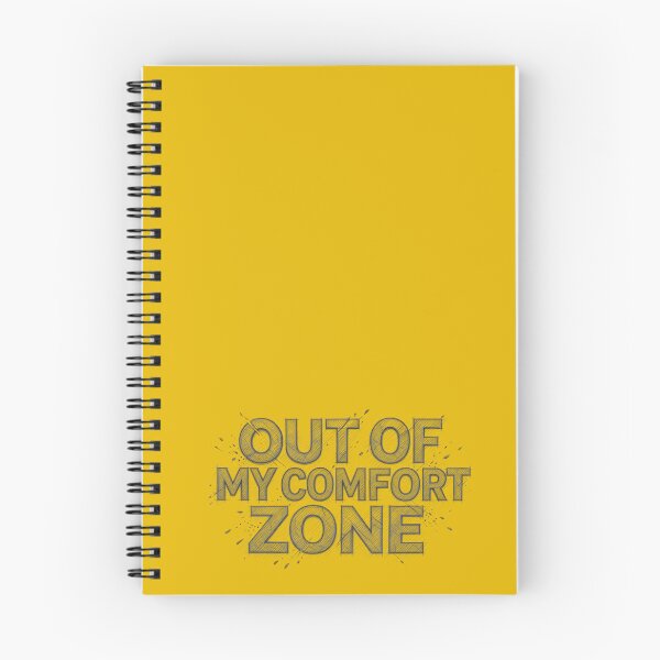 Item preview, [TEXT ONLY] No.6: Out of My Comfort Zone Motivational Sketch Typography designed and sold by NO BEAVER NO PUNK.