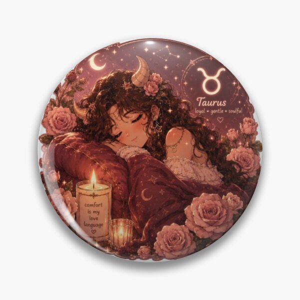 Item preview, Taurus Zodiac Flower Goddess Sticker | Rose Astrology Art designed and sold by MysticPurpleHue.