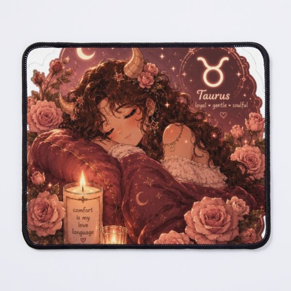 Item preview, Taurus Zodiac Flower Goddess Sticker | Rose Astrology Art designed and sold by MysticPurpleHue.