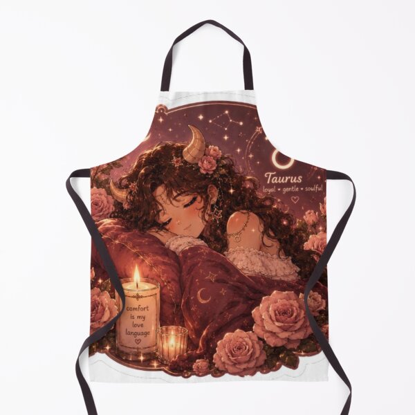 Item preview, Taurus Zodiac Flower Goddess Sticker | Rose Astrology Art designed and sold by MysticPurpleHue.