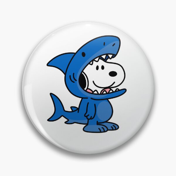 Item preview, Snoopy Dressed As a Shark designed and sold by izziesdoodless.