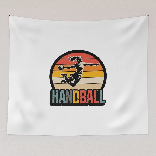 Item preview, Retro Handball Player designed and sold by jkrphoto.