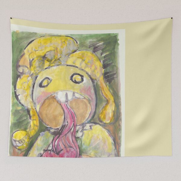 Item preview, Clown Eating Heart Spaghetti (Original Painting by ACCI) designed and sold by VanyssaGraphics.