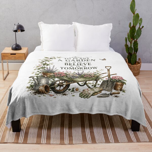 Item preview, To Plant A Garden Is To Believe In Tomorrow | Gardening Wheelbarrow Edition designed and sold by AMICO77.
