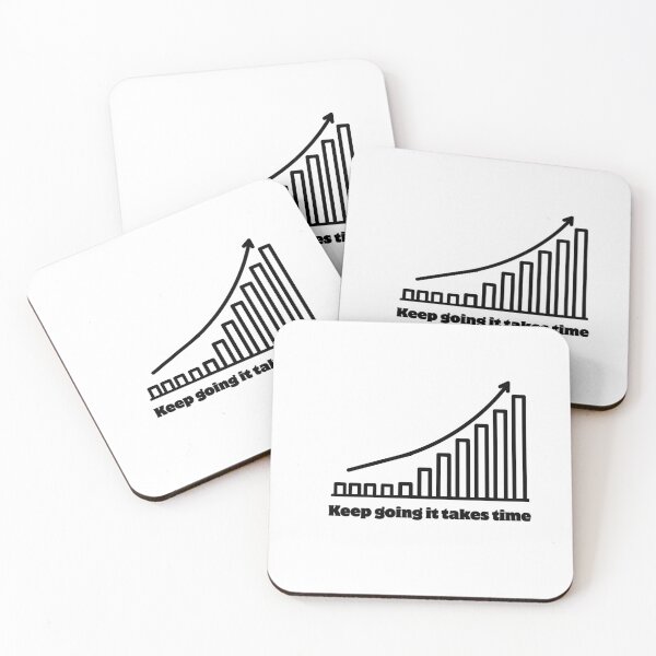 Item preview, Keep Going It Takes Time Motivational Quote for Success Mindset and Personal Growth designed and sold by Art IN Pack.