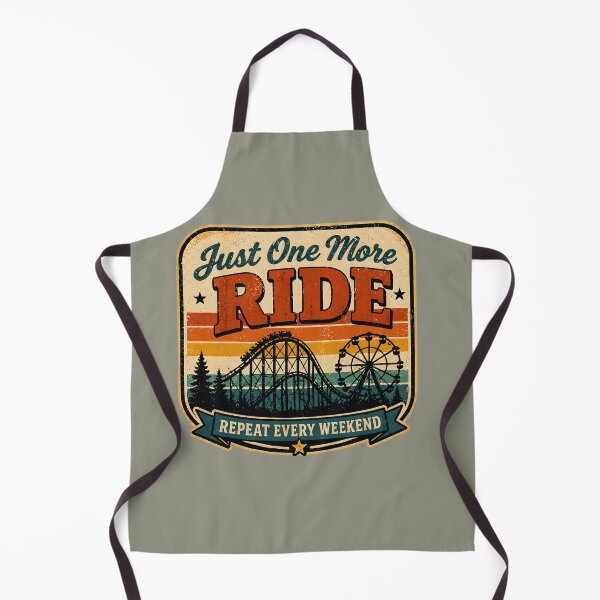 Item preview, Just One More Ride Retro Coaster Design designed and sold by Coaster Culture Industries.