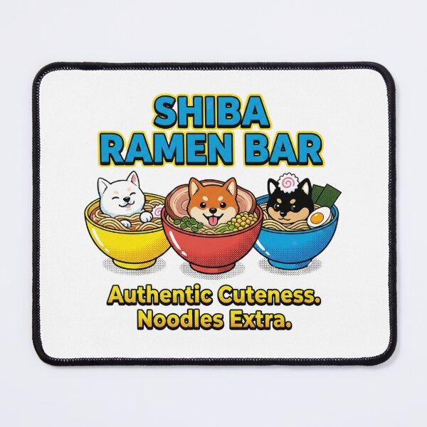Item preview, ​Cute Shiba Inu Ramen Bar Kawaii Dogs designed and sold by Shiba&Friends_Studio_by_Mintriel.