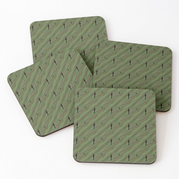 Item preview, Pattern - Green Camo-Like Wind with Fisherman designed and sold by ZepoPublishing.
