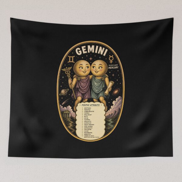 Item preview, Golden Age of Illustration Inspired — Gemini designed and sold by Cosmocharis.