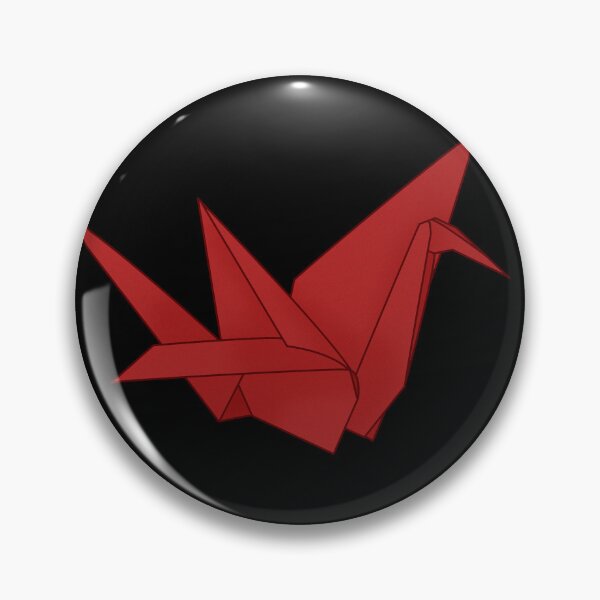 Item preview, Red Origami Crane designed and sold by Split Second Lines.