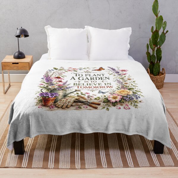 Item preview, To Plant A Garden Is To Believe In Tomorrow | Wildflower Wreath Edition designed and sold by AMICO77.