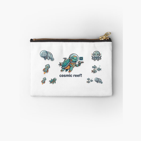 Item preview, Cute Cosmic Reef Sea Animals Astronaut Space Sticker Pack designed and sold by Hilmanku.