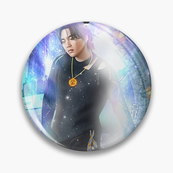 Item preview, Cosmic Yoongi - Ethereal Suga Surrealist Heart Fan Art  designed and sold by Tokraz-art.