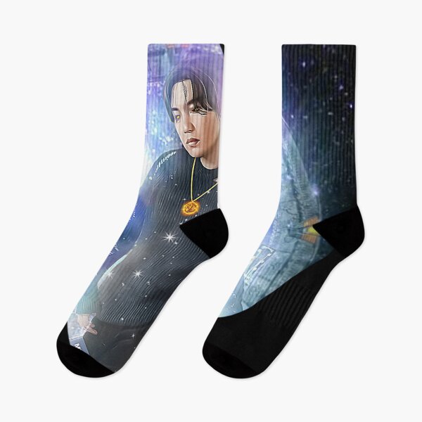 Item preview, Cosmic Yoongi - Ethereal Suga Surrealist Heart Fan Art  designed and sold by Tokraz-art.
