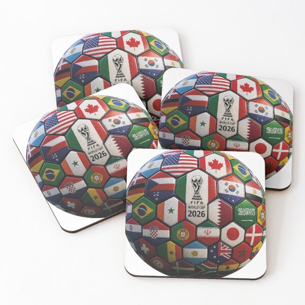 Item preview, World Cup Flags Soccer Ball – Global Nations Football Design 2026 designed and sold by ArtWearStudio12.