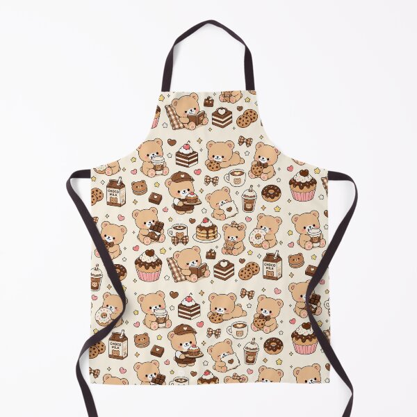 Item preview, Pancake Teddy Bear Breakfast Pattern designed and sold by Soft Berry Studio.