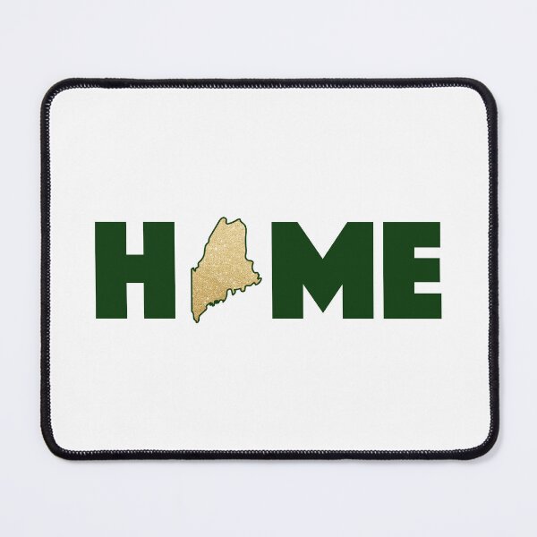 Item preview, HOME Maine Green/Gold designed and sold by TaskMe.