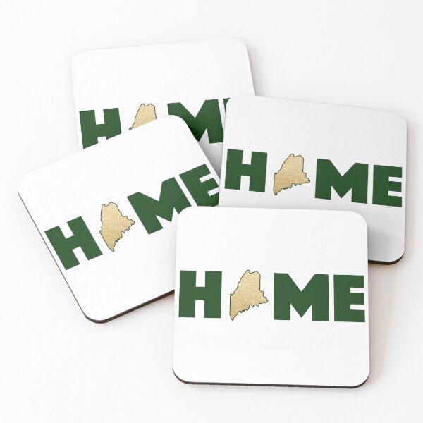 Item preview, HOME Maine Green/Gold designed and sold by TaskMe.