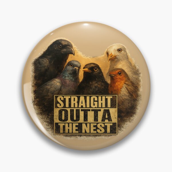 Item preview, Straight Outta The Nest Bird Crew designed and sold by ChirpInc.