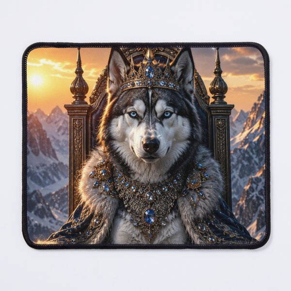 Item preview, Majestic Wolf King Fantasy Portrait designed and sold by VelarisMoon.