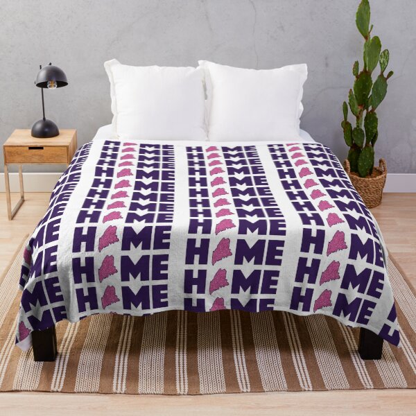 Item preview, HOME Maine Pink/Purple designed and sold by TaskMe.