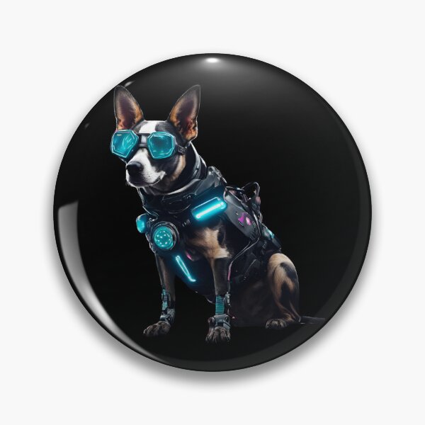 Item preview, Cyber dog whit neon glasses 2 designed and sold by Neon G.