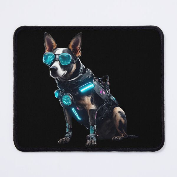 Item preview, Cyber dog whit neon glasses 2 designed and sold by Neon G.