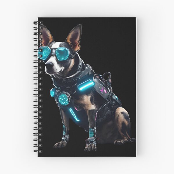 Item preview, Cyber dog whit neon glasses 2 designed and sold by Neon G.