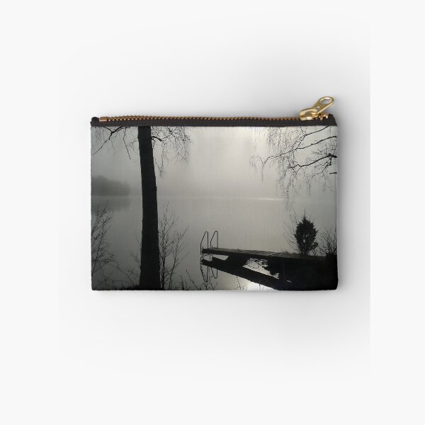 Item preview, Black and White Lake Morning designed and sold by CalmnessbyChoice.