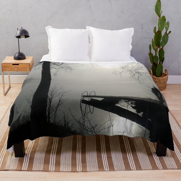 Item preview, Black and White Lake Morning designed and sold by CalmnessbyChoice.