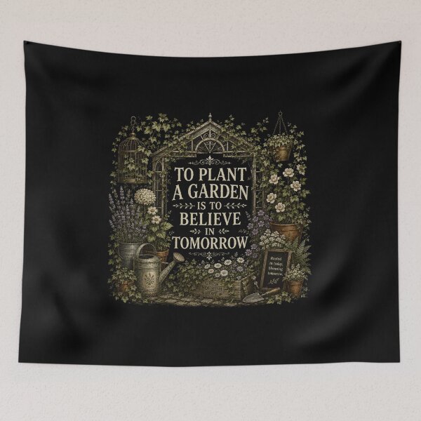 Item preview, To Plant A Garden Is To Believe In Tomorrow | Vintage Greenhouse Edition designed and sold by AMICO77.