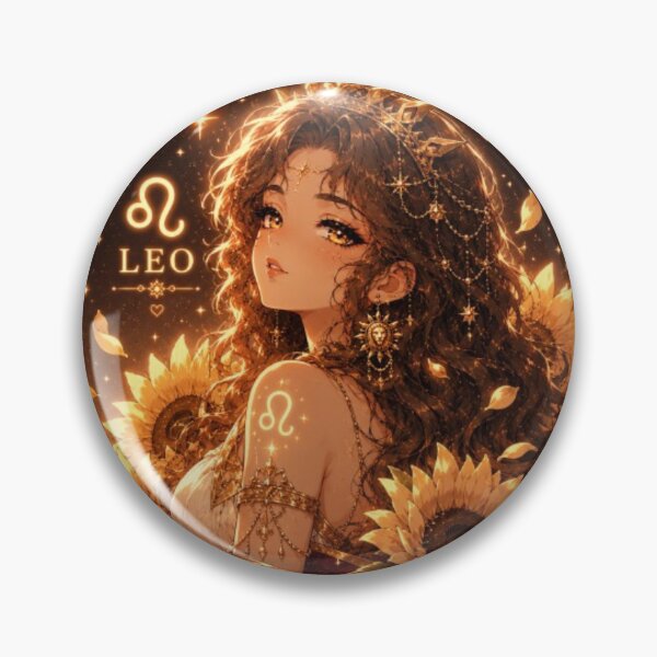 Item preview, Leo Zodiac Flower Goddess Sticker | Sunflower Astrology Art designed and sold by MysticPurpleHue.