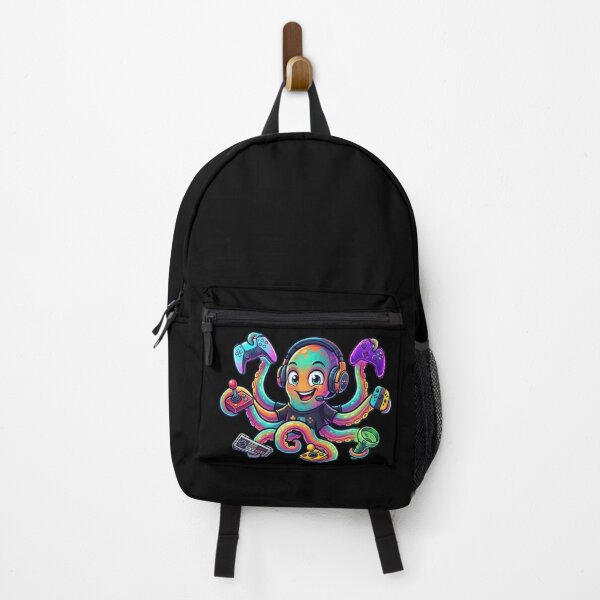 Item preview, Cute Gamer Octopus – Colorful Gaming Controller Kawaii Illustration designed and sold by MartBook.