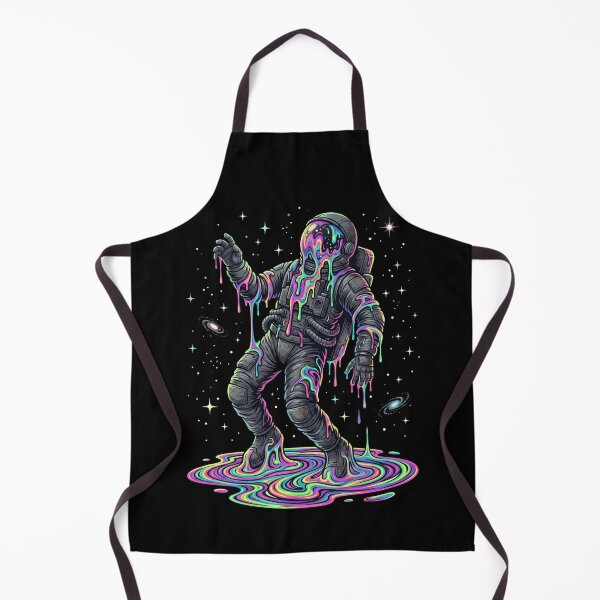 Item preview, Psychedelic Melting Astronaut Cosmic Trippy Space Art designed and sold by rediscoveredapp.