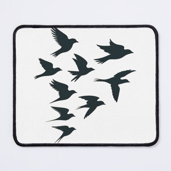 Item preview, flock of birds flying, digital illustration designed and sold by MagicMaker1984.