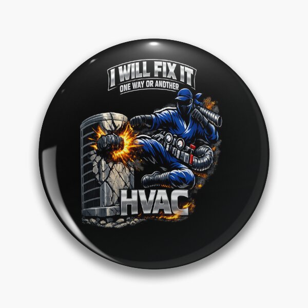 Item preview, HVAC Tech Warrior – Funny HVAC Technician Repair Design | AC & Heating Pro Gift designed and sold by FrozenHeat97.