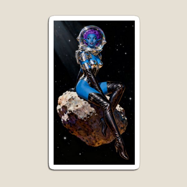 Item preview, Alien Pinup #1 designed and sold by retro-rockets.