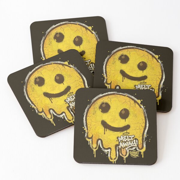 Item preview, Melting emoji, grunge style. designed and sold by Eteriano.