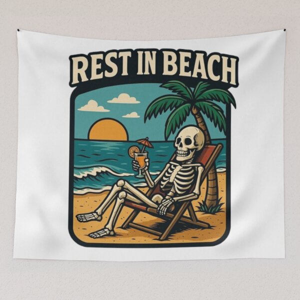 Item preview, Rest in beach designed and sold by GraphicMondaze.