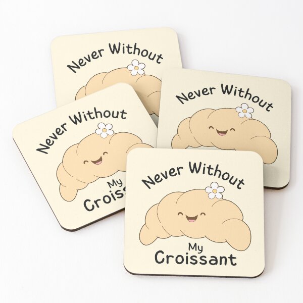 Item preview, Croissant kawaii designed and sold by FatBirdie.
