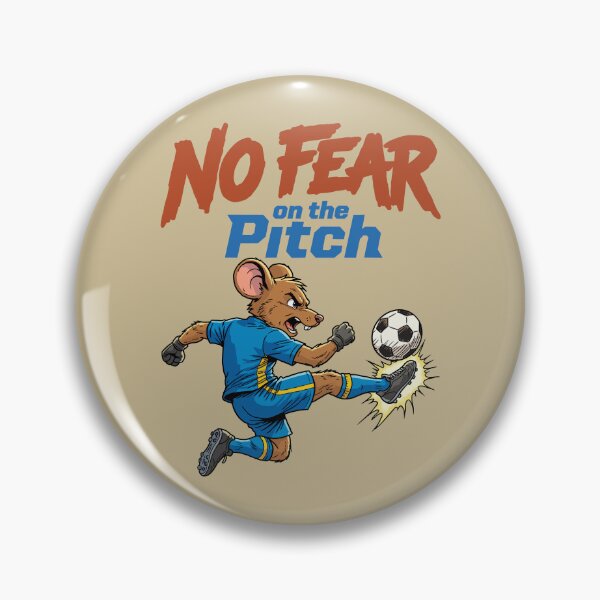 Item preview, No Fear on the Pitch – Fearless Soccer Mouse designed and sold by CARPIO Creations.
